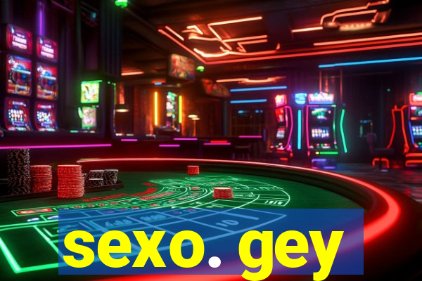 sexo. gey